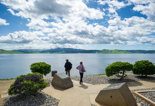 The visitors center at Lake Oroville.